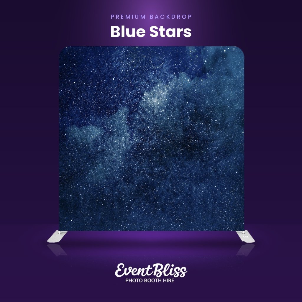 Backdrop (Blue Stars)