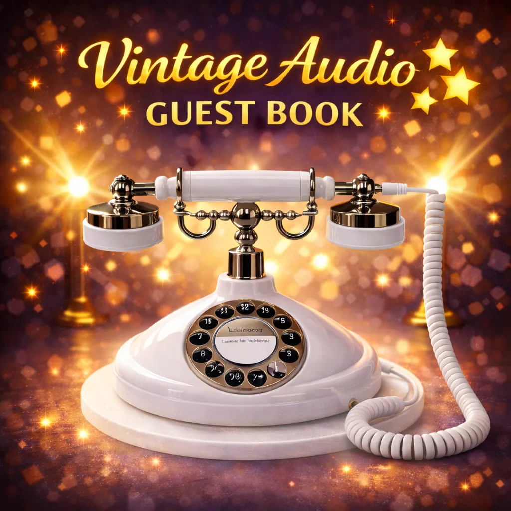 Vintage Audio Guest Book